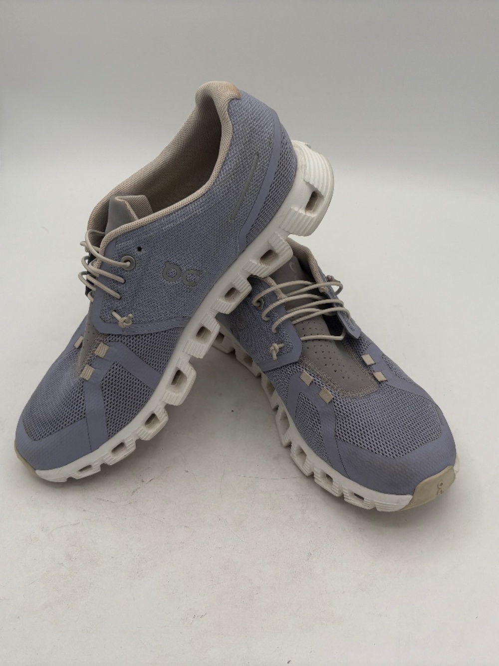 On Cloud 5 Slip On Running Shoe Purple White Size 9.5 w/ Aetrex Train Orthotics - Picture 2 of 15